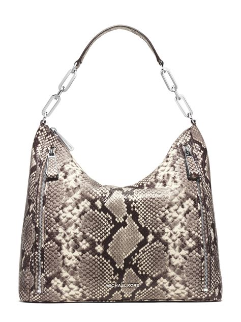 mike Kors snakeskin shoulder bag